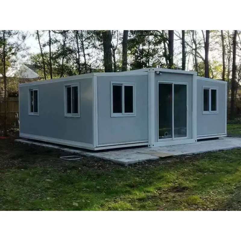 Çift Kanatlı Genişletilebilir Prefabrik Ev